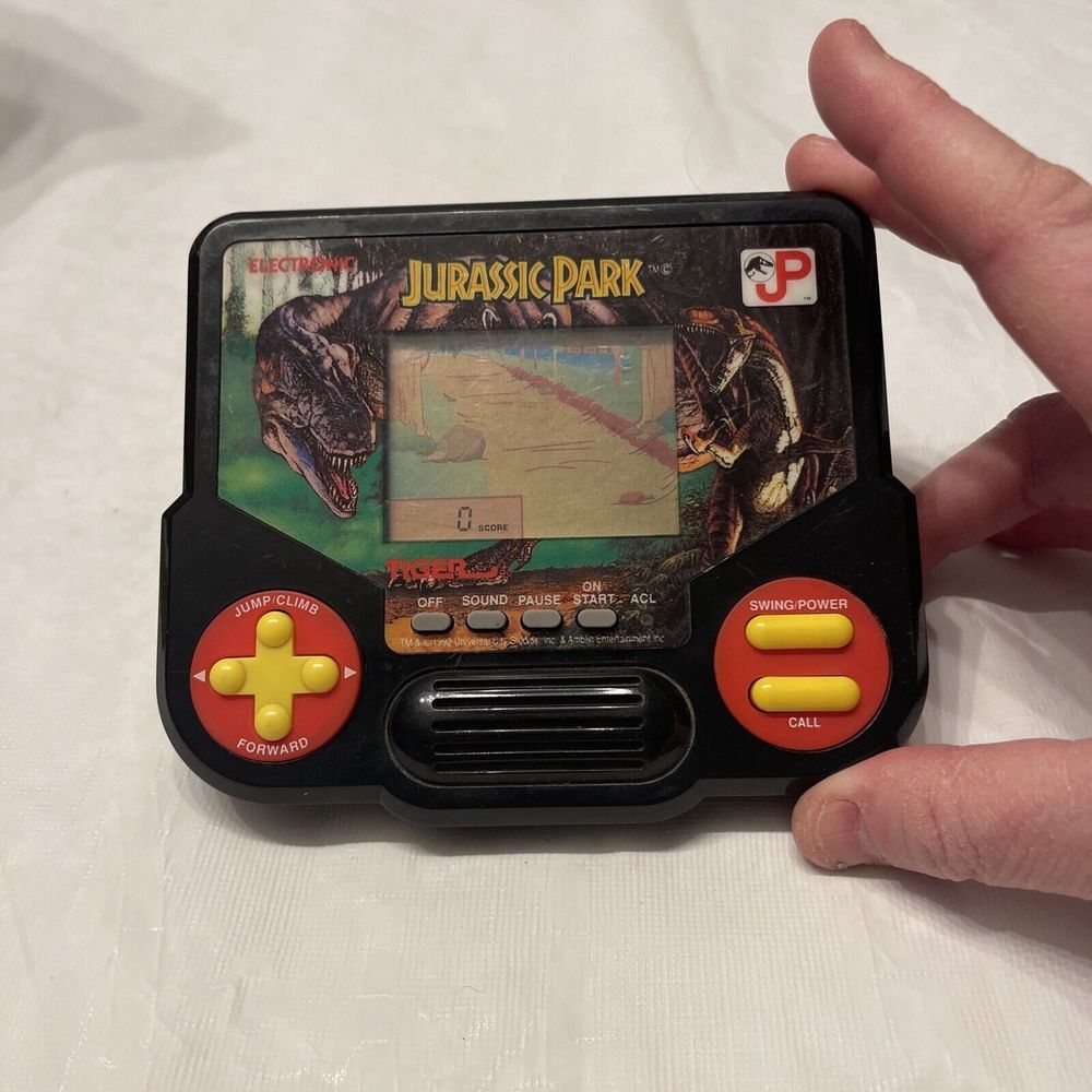 Jurassic Park Tiger Electronics Vintage Game Tested Works!